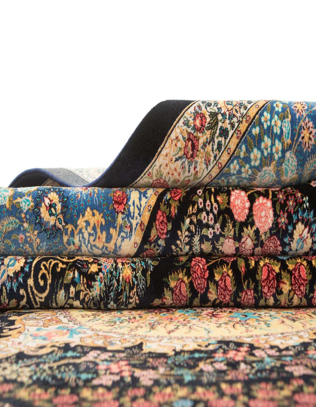 Primary image  6' 7 x 9' 7 Ghom Design Rug