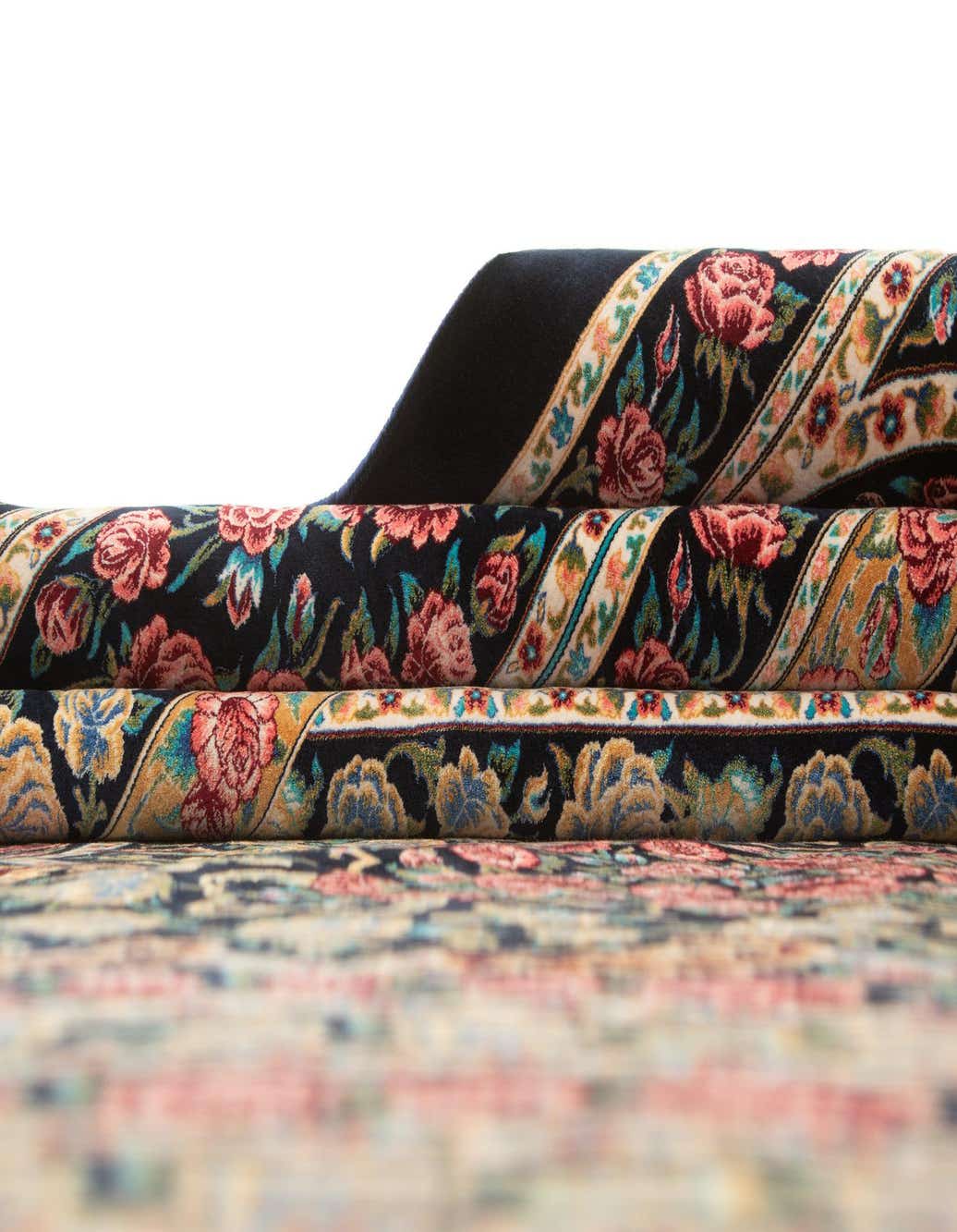 Primary image  7' 11 x 11' 4 Ghom Design Rug