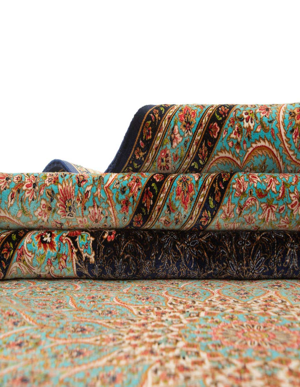 Primary image  8' x 11' 4 Ghom Design Rug