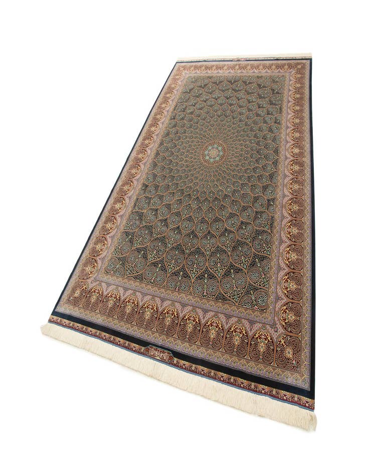 Detail image of  6' 6 x 9' 7 Ghom Design Rug