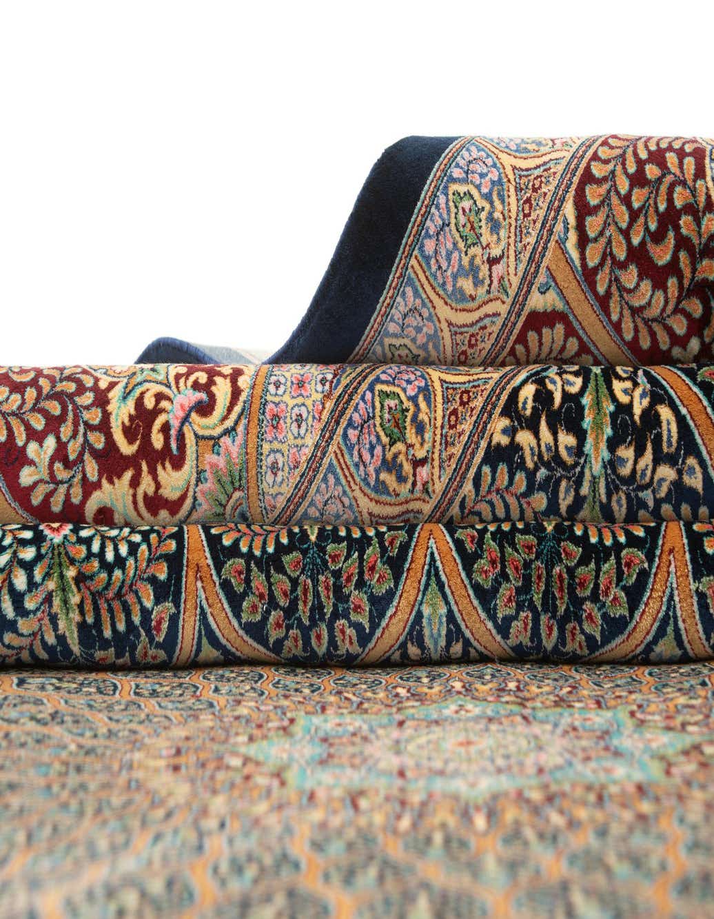 Primary image  6' 6 x 9' 7 Ghom Design Rug