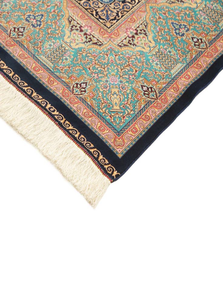 Detail image of  6' 6 x 9' 8 Ghom Design Rug