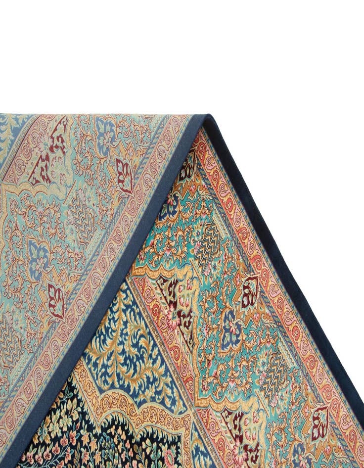 Detail image of  6' 6 x 9' 8 Ghom Design Rug