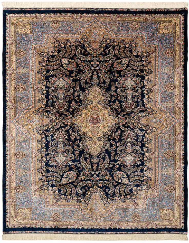 Detail image of  6' 6 x 9' 7 Ghom Design Rug