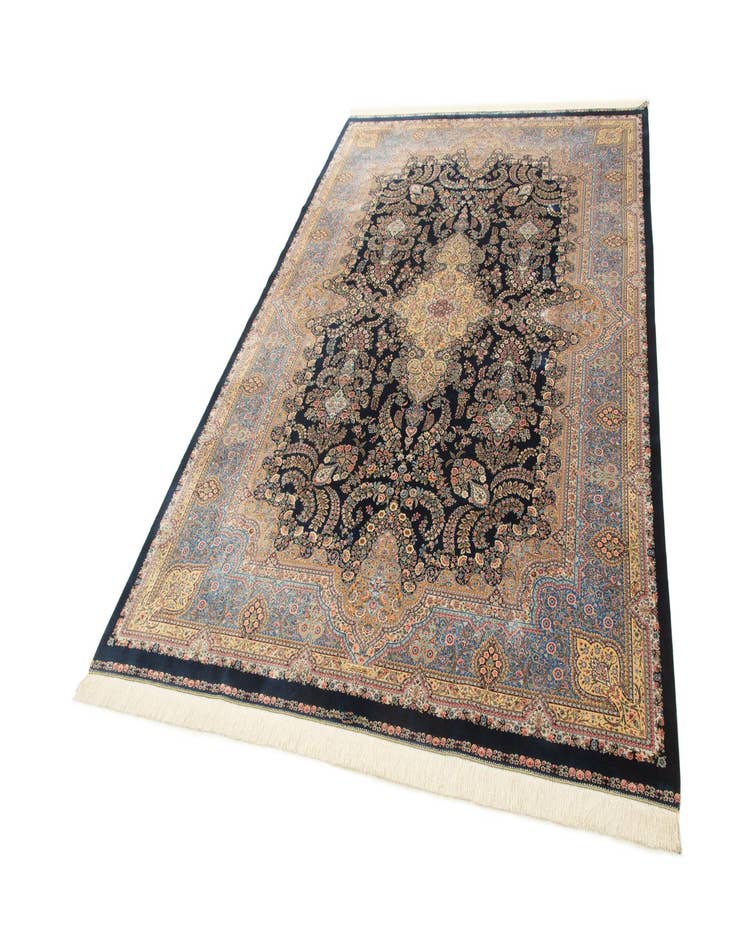 Detail image of  6' 6 x 9' 7 Ghom Design Rug