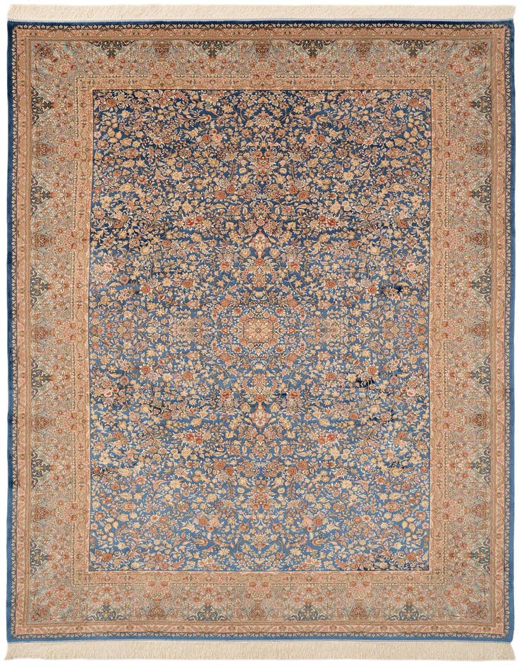 Detail image of  6' 5 x 9' 7 Ghom Design Rug