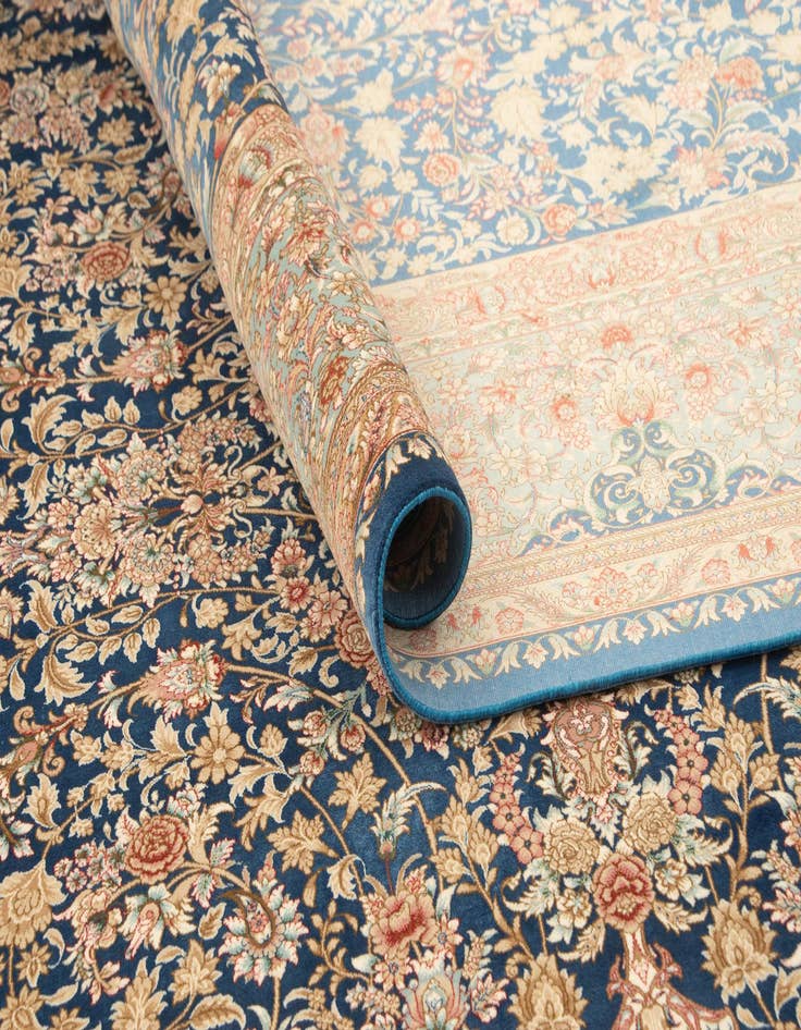 Detail image of  6' 5 x 9' 7 Ghom Design Rug