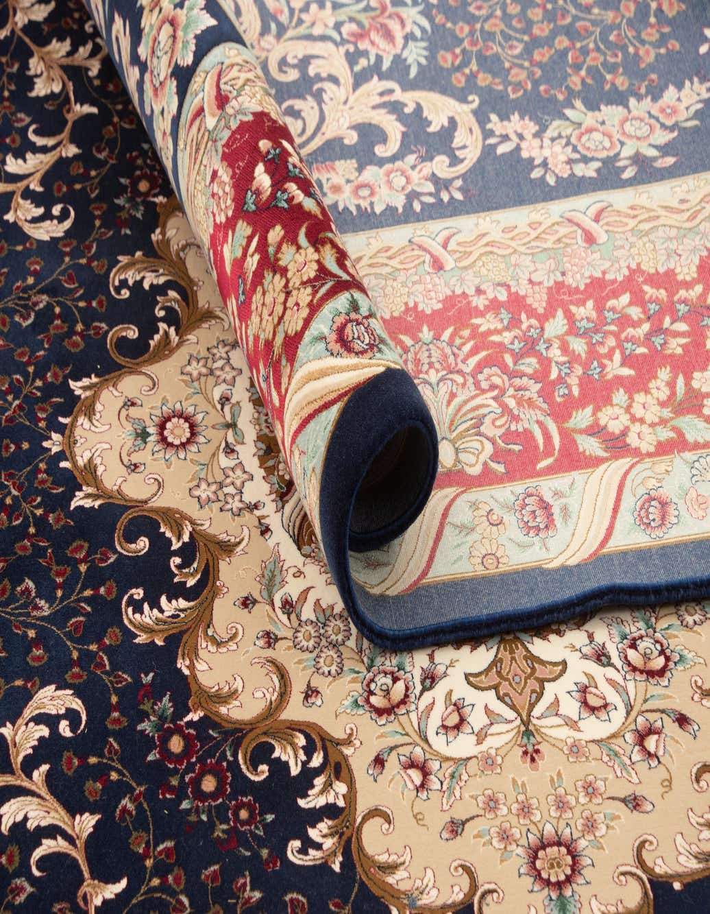 Primary image  6' 6 x 9' 7 Ghom Design Rug