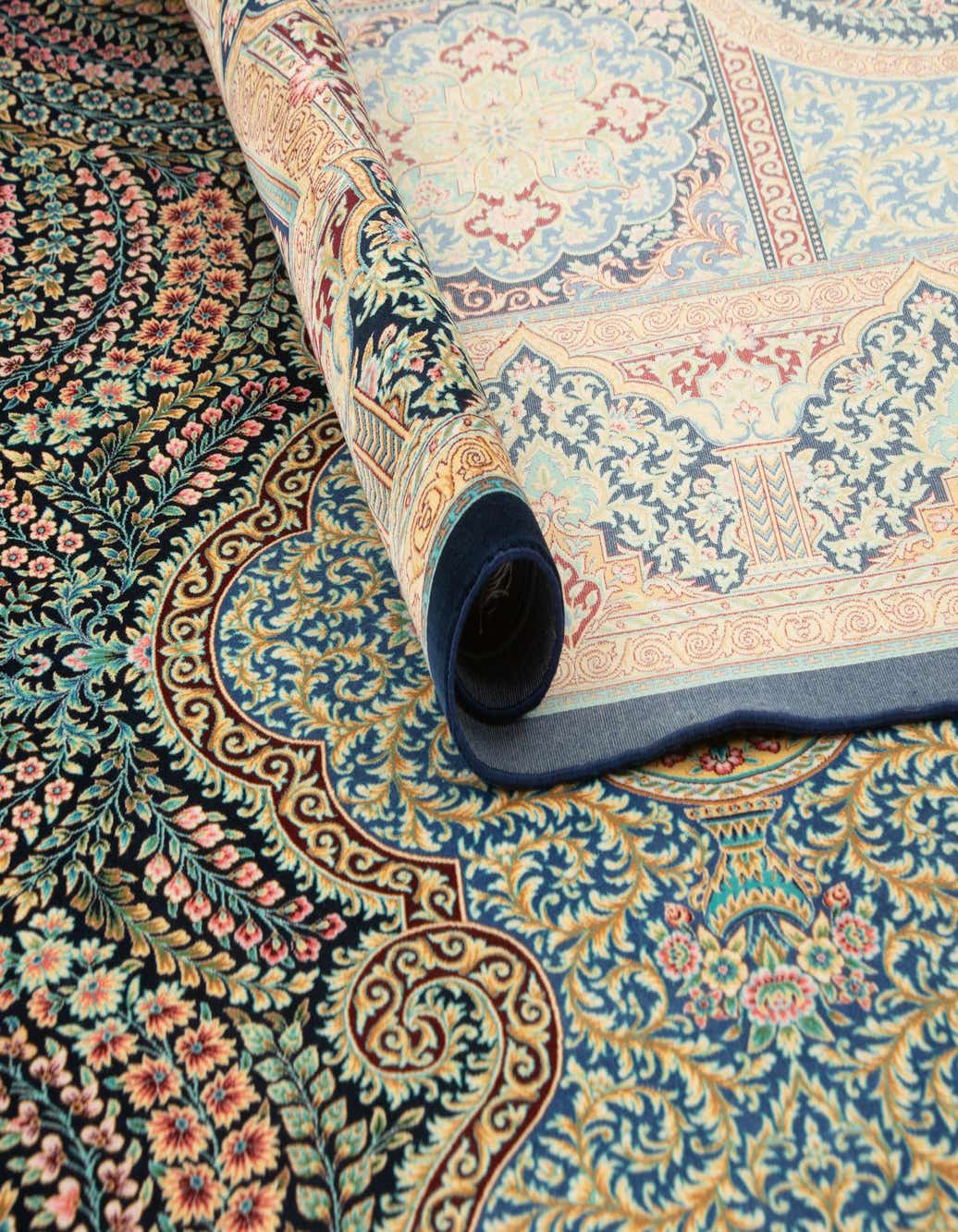 Primary image  6' 6 x 9' 6 Ghom Design Rug