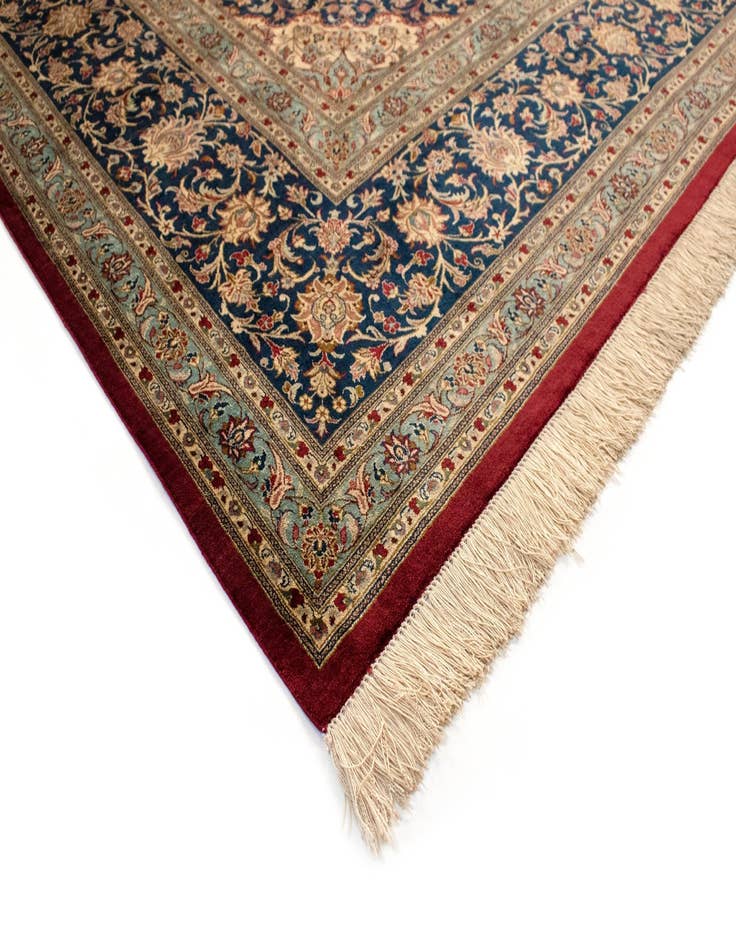 Detail image of  8' 1 x 11' 6 Ghom Silk Rug