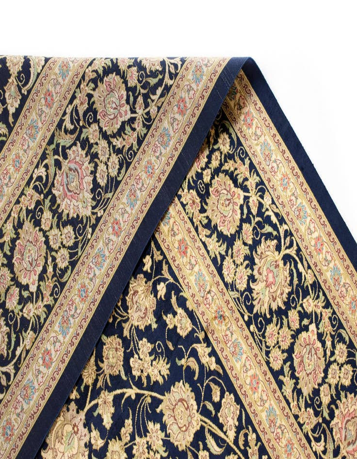 Detail image of  7' 11 x 11' 1 Ghom Silk Rug