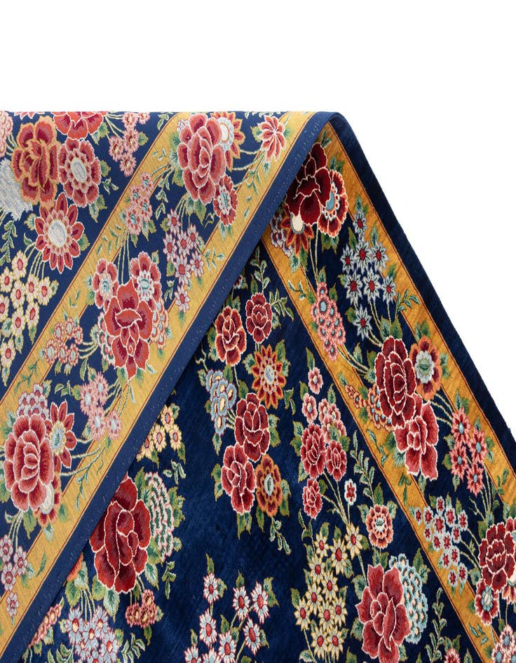 Detail image of  3' 3 x 5' 1 Ghom Silk Rug