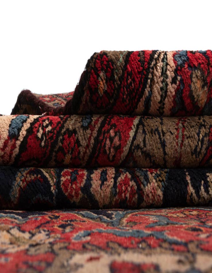 Detail image of  9' 7 x 12' 11 Hamedan Wool Rug