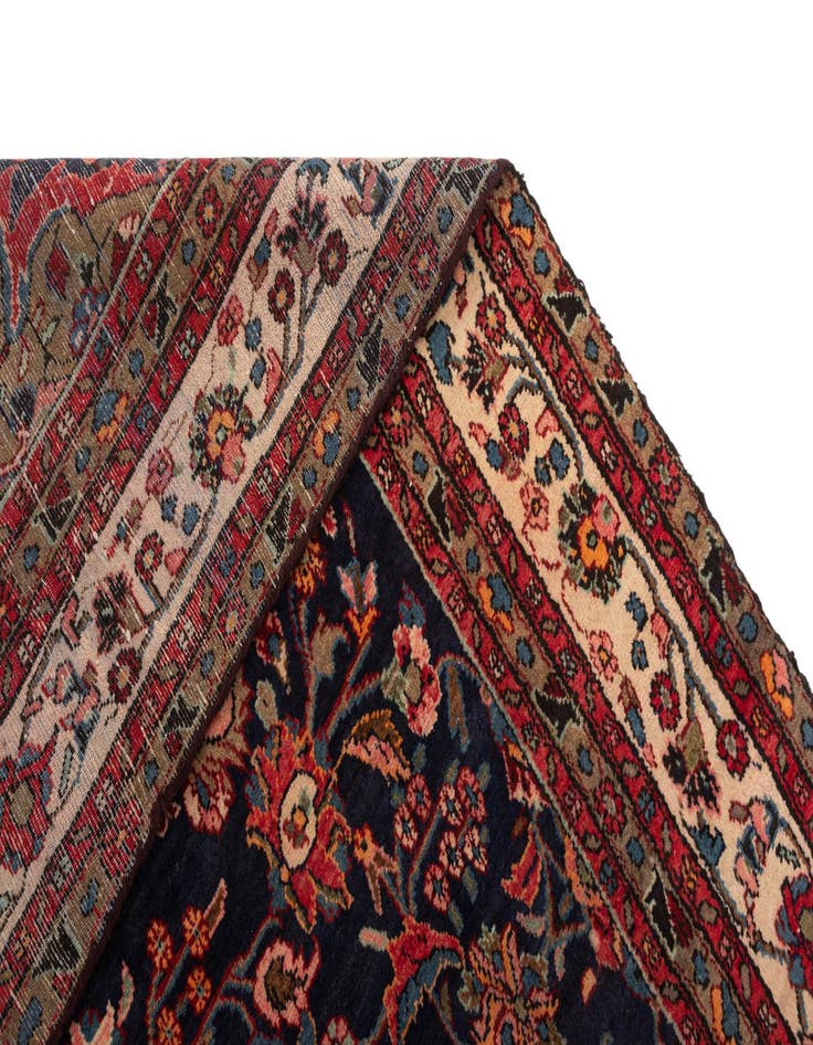 Detail image of  9' 7 x 12' 11 Hamedan Wool Rug