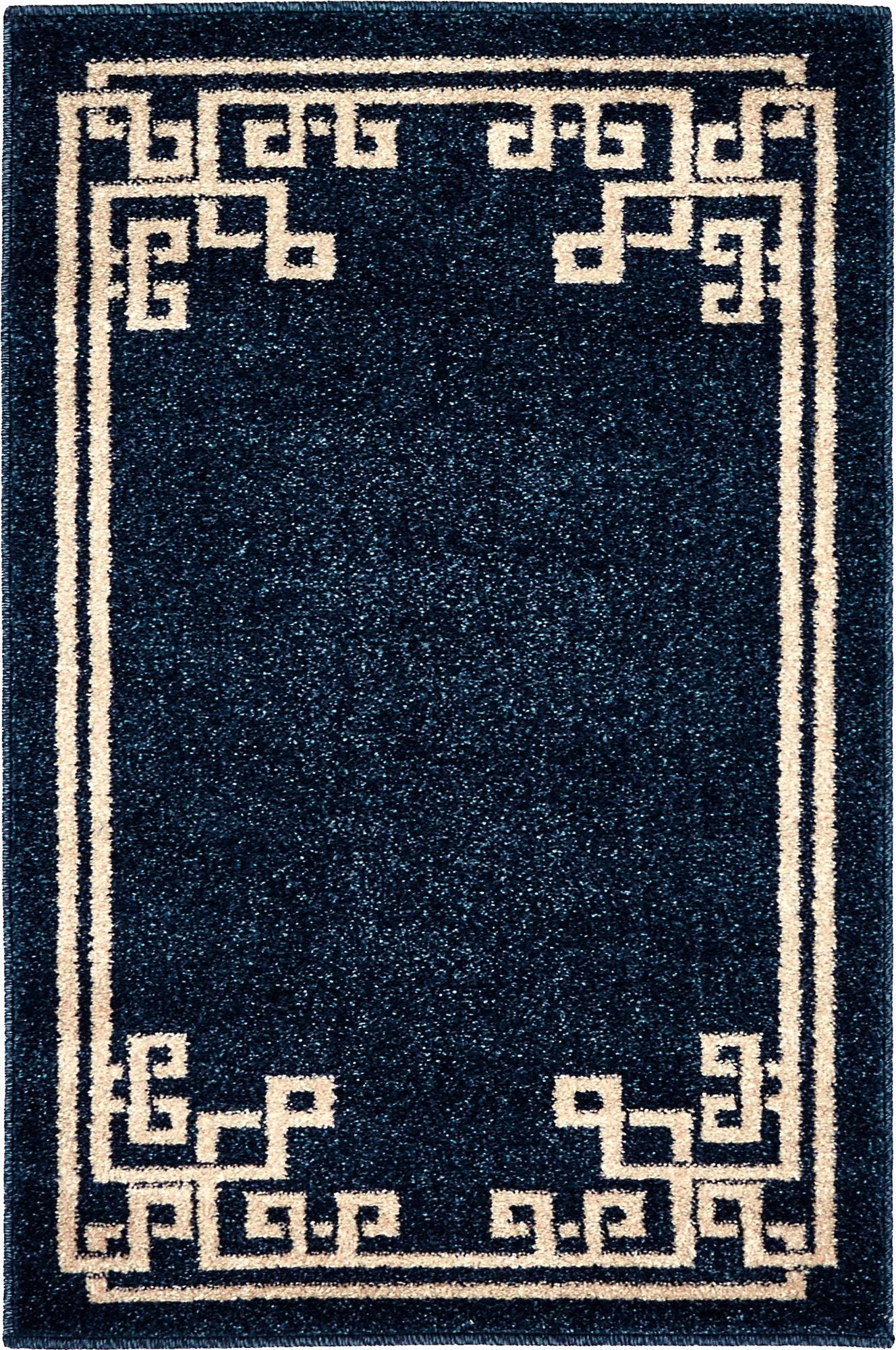 Dark Blue 2' x 3' Hera Rug | Rugs.com