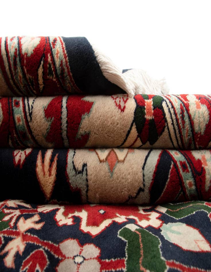 Detail image of  8' 2 x 11' 11  Hand Knotted Indo Tabriz Wool Rug