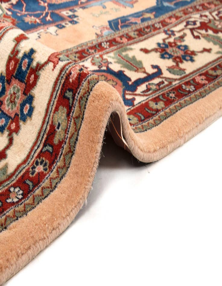 Detail image of  6' 7 x 9' 8  Hand Knotted Indo Tabriz Wool Rug