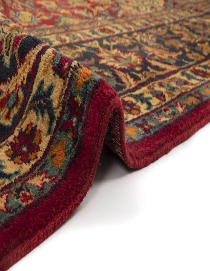 Detail image of  9' 10 x 12' 10  Hand Knotted Isfahan Persian Wool Rug