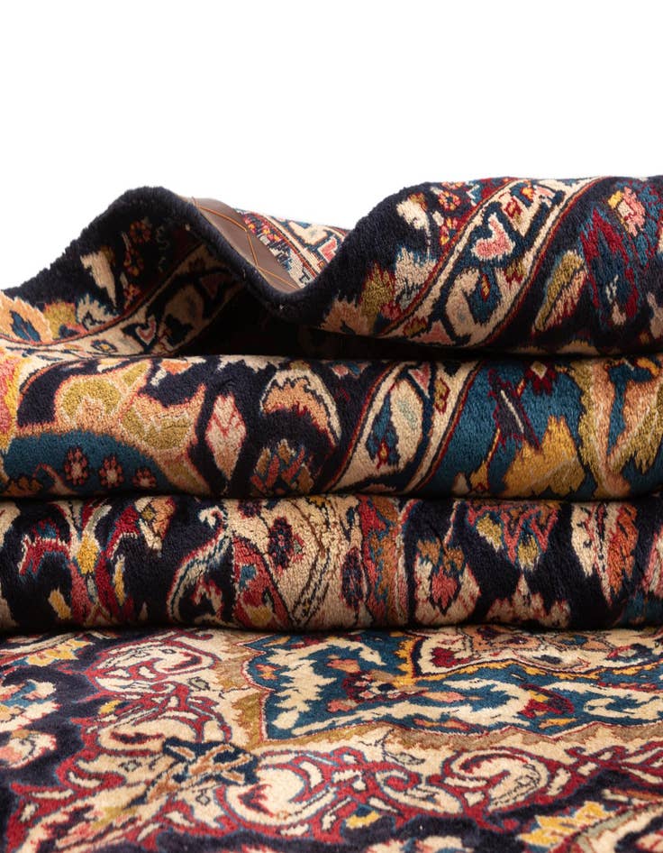 Detail image of  9' 9 x 12' 10 Kashan Wool Rug