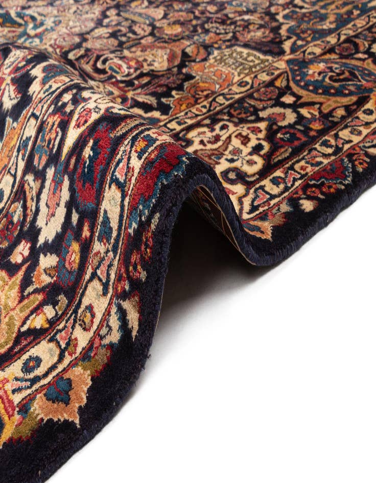 Detail image of  9' 9 x 12' 10 Kashan Wool Rug