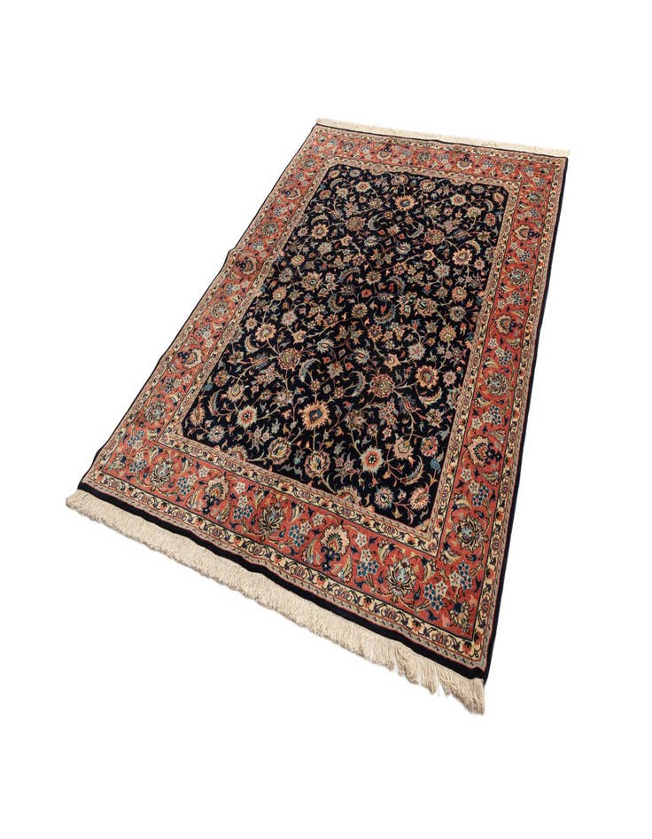 Detail image of  6' 4 x 8' 4 Kashan Wool Rug