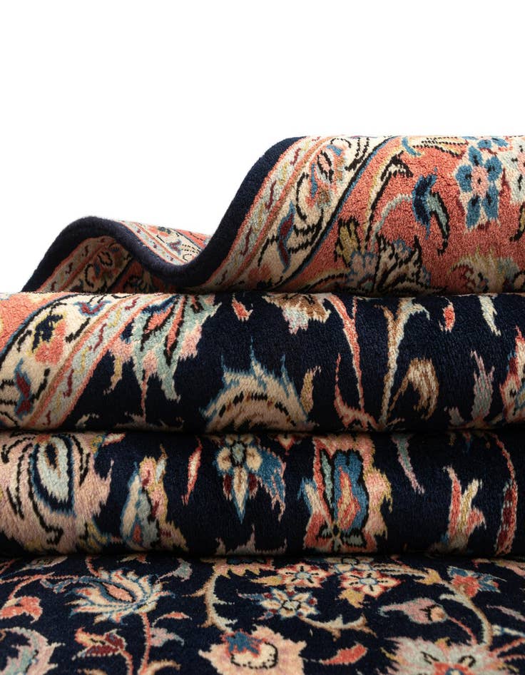 Detail image of  6' 4 x 8' 4 Kashan Wool Rug