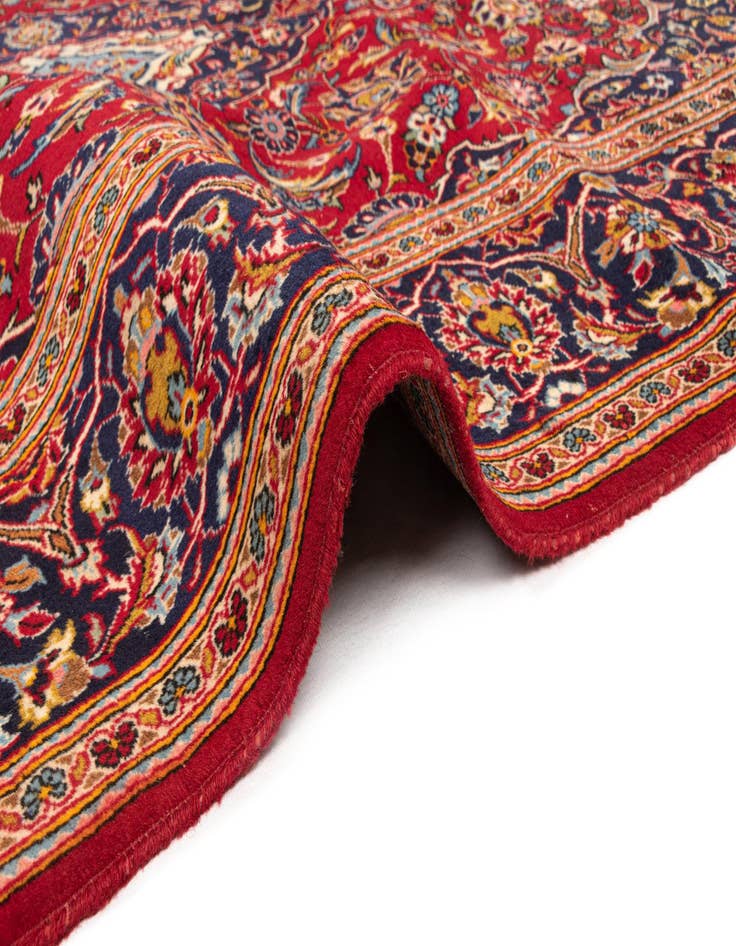 Detail image of  6' 6 x 9' 11 Kashan Wool Rug