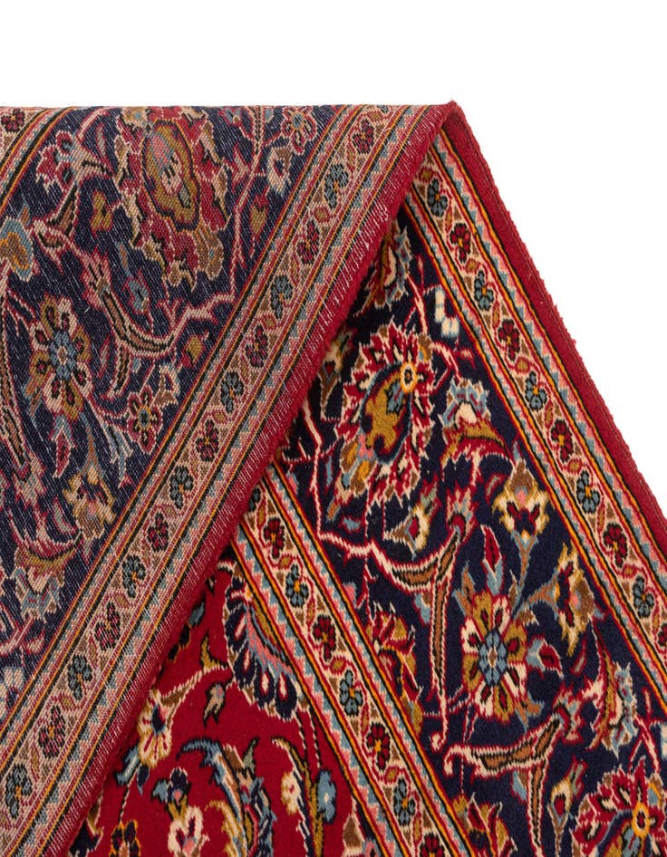 Detail image of  6' 6 x 9' 11 Kashan Wool Rug