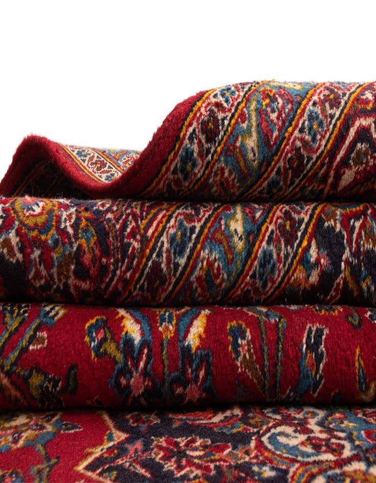 Detail image of  9' 11 x 12' 7 Kashan Wool Rug