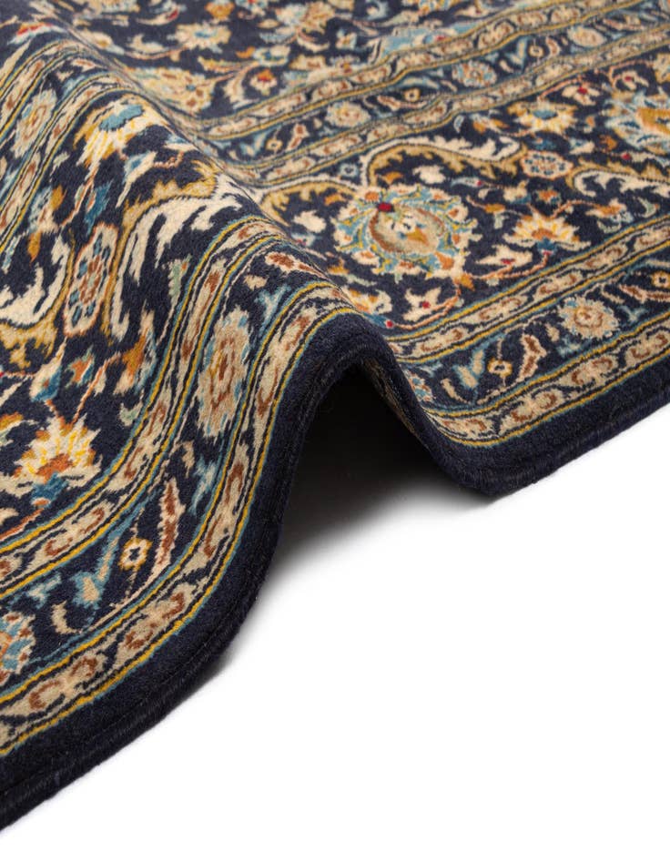 Detail image of  9' x 12' 6 Kashan Wool Rug