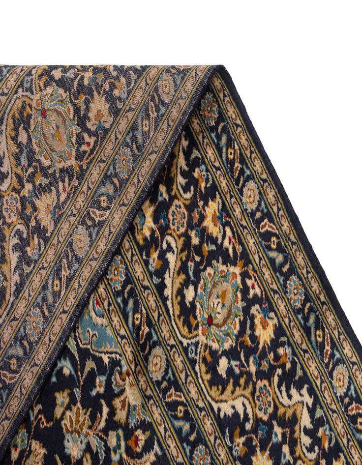 Detail image of  9' x 12' 6 Kashan Wool Rug