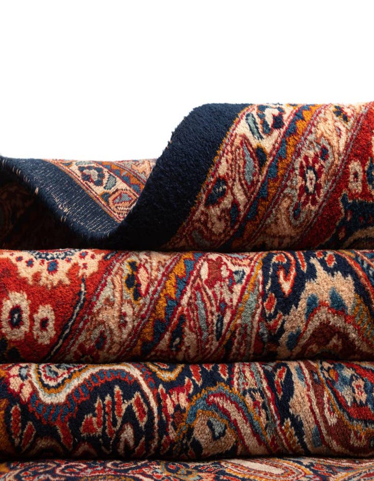 Detail image of  10' x 12' 8 Kashan Wool Rug