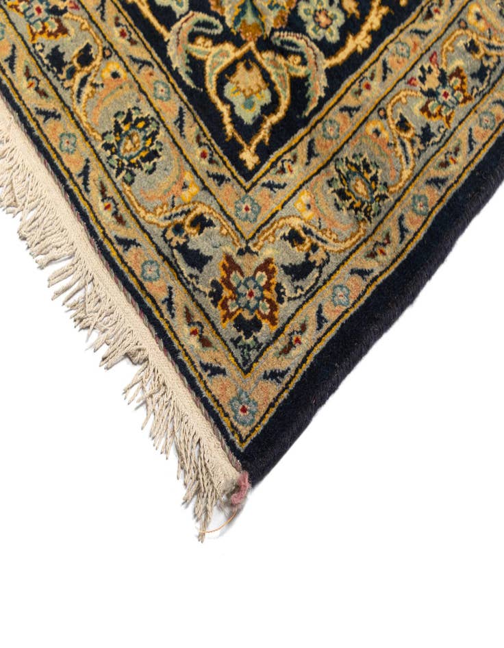 Detail image of  10' 6 x 14' 1 Kashan Wool Rug