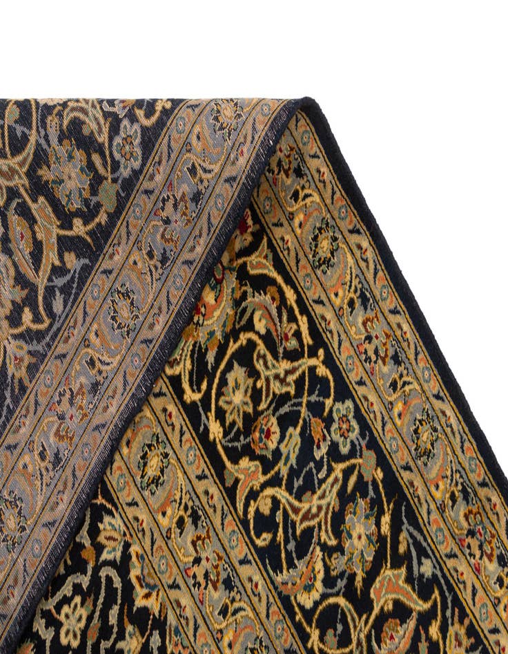 Detail image of  10' 6 x 14' 1 Kashan Wool Rug