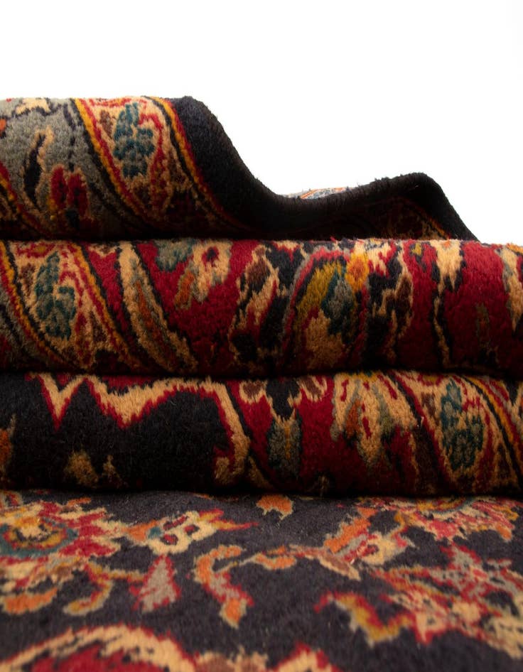 Detail image of  8' 4 x 13'  Hand Knotted Kashan Persian Wool Rug