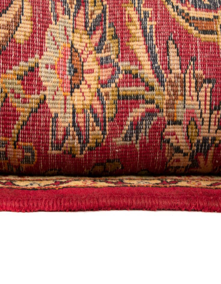 Detail image of  9' 9 x 13'  Hand Knotted Kashan Persian Wool Rug