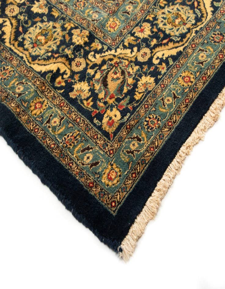 Detail image of  10' 1 x 13'  Hand Knotted Kashan Persian Wool Rug