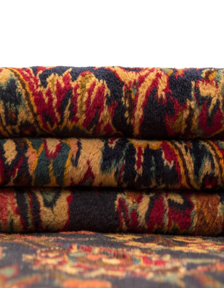 Detail image of  9' 7 x 13' 7  Hand Knotted Kashan Persian Wool Rug