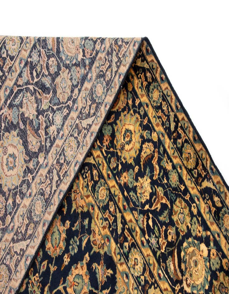 Detail image of  10' 3 x 13' 7  Hand Knotted Kashan Persian Wool Rug