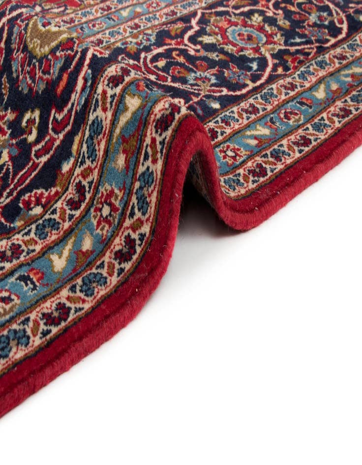 Detail image of  9' 8 x 13' 5  Hand Knotted Kashan Persian Wool Rug