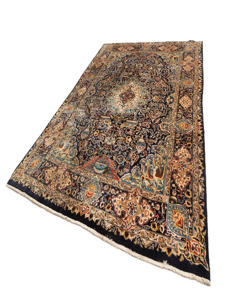 Detail image of  9' 6 x 12' 8 Kashmar Wool Rug