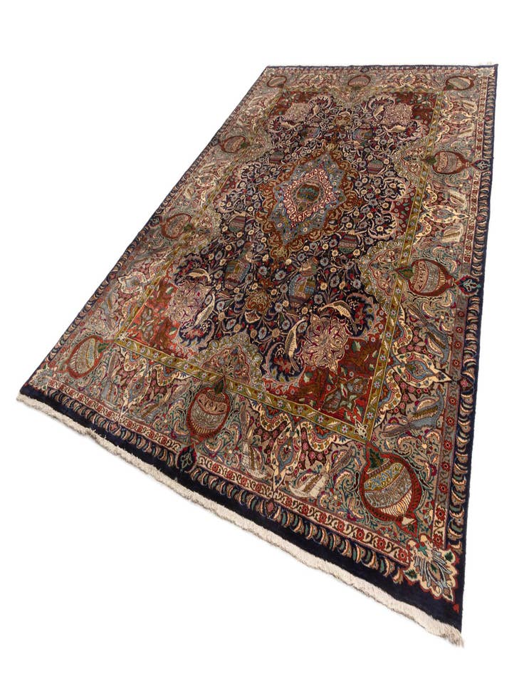 Detail image of  9' 9 x 13' 1 Kashmar Wool Rug