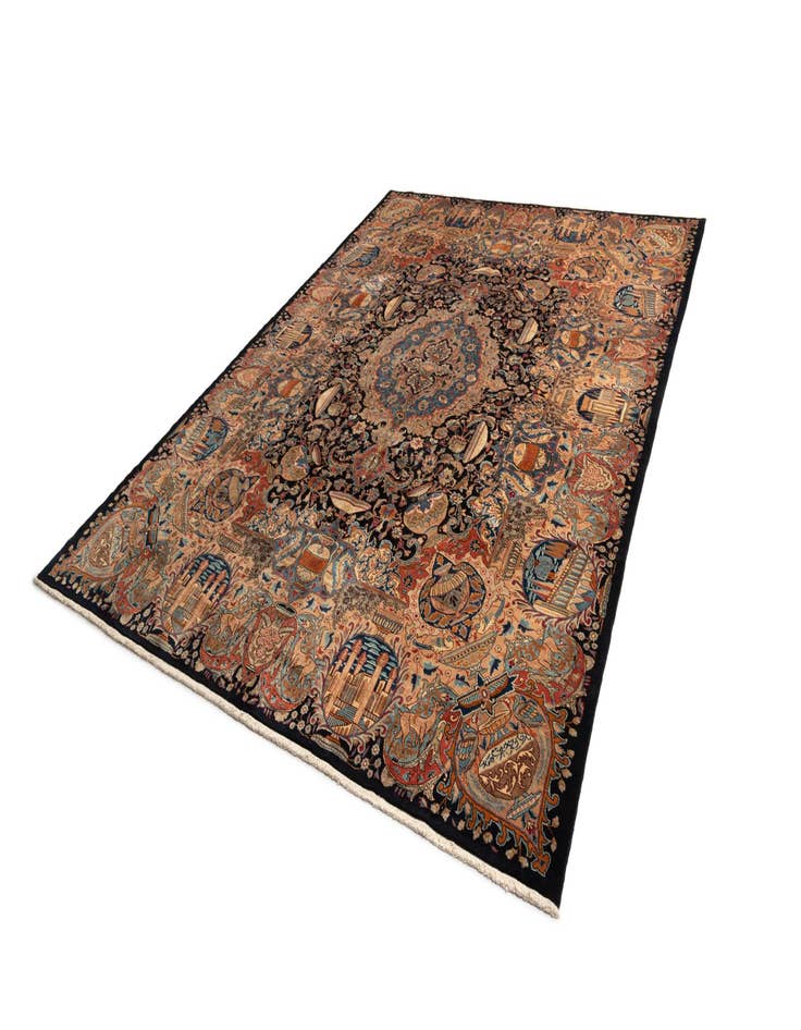 Detail image of  10' x 13' Kashmar Wool Rug