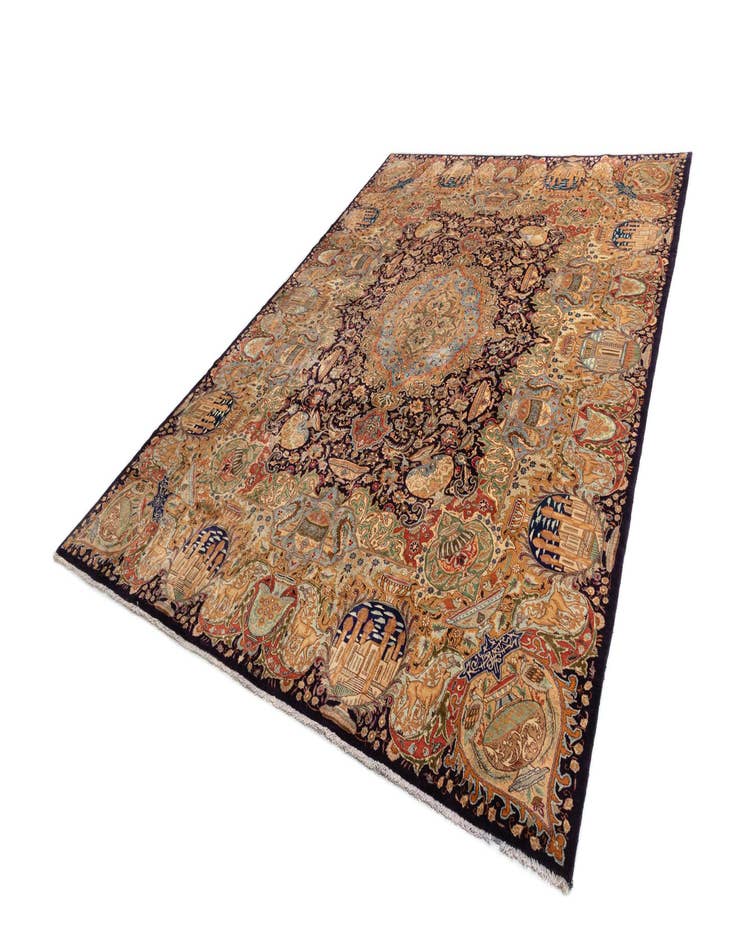 Detail image of  9' 8 x 12' 10 Kashmar Wool Rug