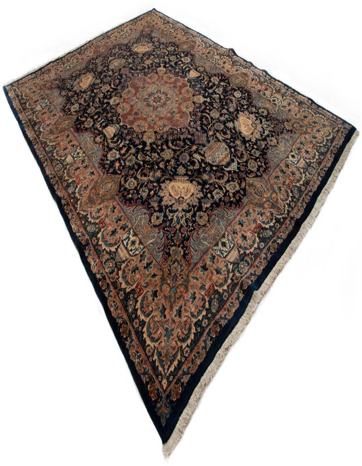 Detail image of  9' 2 x 12' 6  Hand Knotted Kashmar Persian Wool Rug