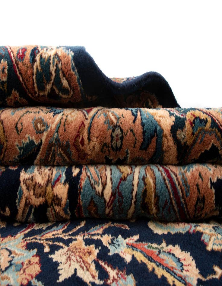 Detail image of  9' 2 x 12' 6  Hand Knotted Kashmar Persian Wool Rug