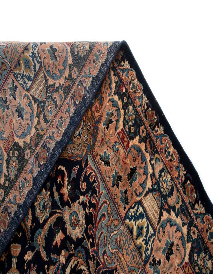 Detail image of  9' 2 x 12' 6  Hand Knotted Kashmar Persian Wool Rug