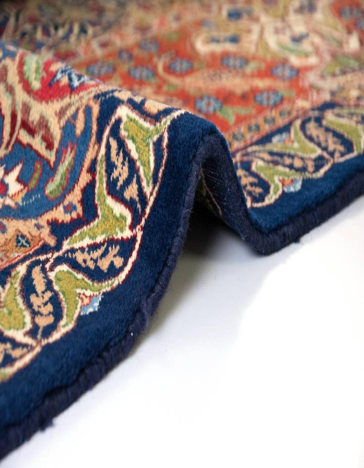 Detail image of  9' 9 x 12' 6  Hand Knotted Kashmar Persian Wool Rug