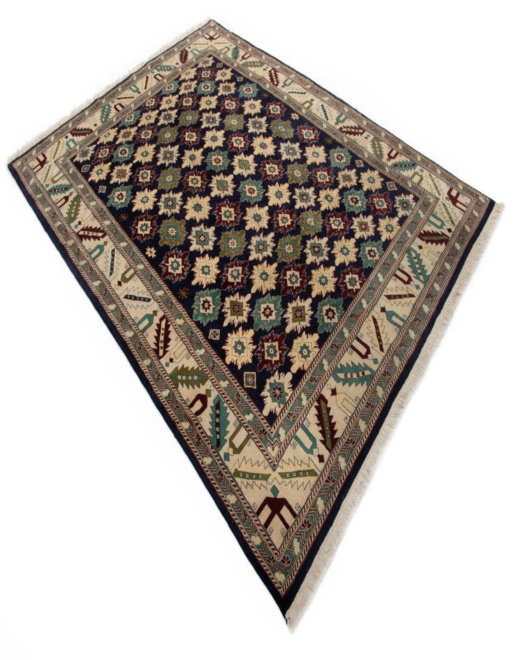 Detail image of  8' 1 x 10' 11  Hand Knotted Lesghi Wool Rug