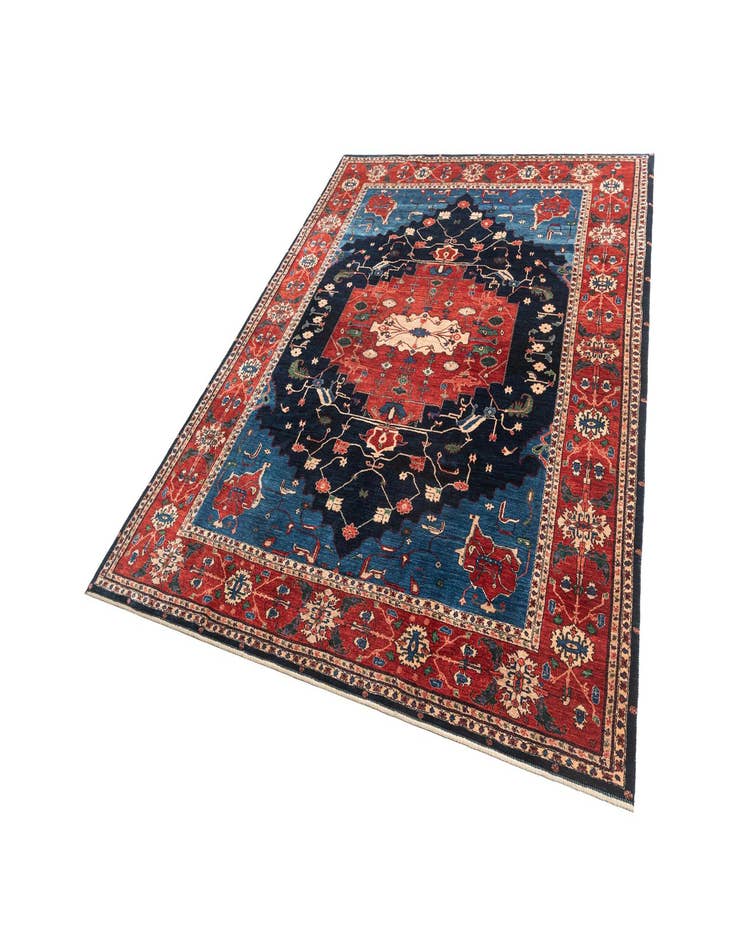 Detail image of  8' 2 x 9' 7  Hand Knotted Luribaft Rug